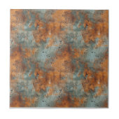 Rosteisenmetall Fliese (Vorderseite)