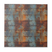 Rosteisenmetall Fliese (Vorderseite)