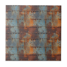 Rosteisenmetall Fliese