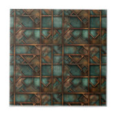 Rosteisenmetall Fliese (Vorderseite)