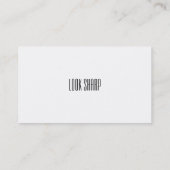 Rösten der Herr-KleinVisitenkarte Visitenkarte (Rückseite)