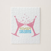 Rösten Sie die Braut und den Bräutigam Puzzle (Vertikal)