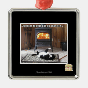 Rösten Silbernes Ornament