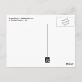 Roster Bus v.2 Postkarte (Rückseite)