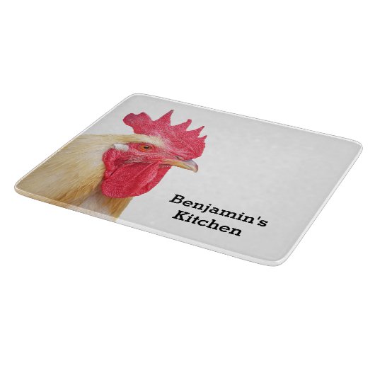 Roster Farm Tier Personalisierte Bezeichnung Schne Schneidebrett (Ecke)