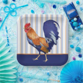 Roster Streifen Papier Teller (Party)