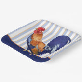 Roster Streifen Papier Teller (Gewinkelt)