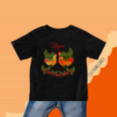 Roster und Hühner Baby T-shirt