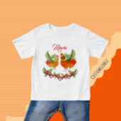 Roster und Hühner Baby T-shirt