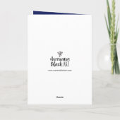 Rosterstreifen Geburtstagskarte Karte (Rückseite)