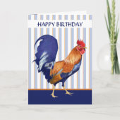 Rosterstreifen Geburtstagskarte Karte (Vorderseite)