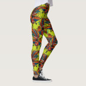 Rostfarbe Leggings (Rechts)