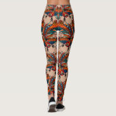 Rostfarbe Leggings (Rückseite)