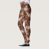 Rostfarbe Leggings (Links)