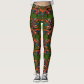 Rostfarbe Leggings (Vorderseite)