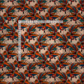 Rostfarbe Stoff (Kachel)