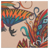 Rostfarbe Stoff (Nahaufnahme)