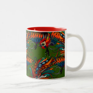 Rostfarbe Zweifarbige Tasse