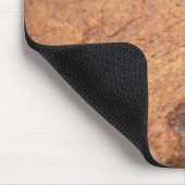 Rostfarbener Granitfels Mousepad (Ecke)