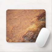 Rostfarbener Granitfels Mousepad (Mit Mouse)