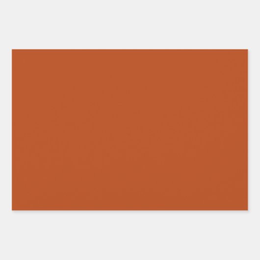 Rostfest | Classic | Elegant Trendy Geschenkpapier Set (Vorderseite 3)