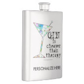 ROSTFREIE FLASCHE - GIN IST BILLIGER ALS THERAPIE FLACHMANN (Rechts)