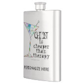 ROSTFREIE FLASCHE - GIN IST BILLIGER ALS THERAPIE FLACHMANN (Links)