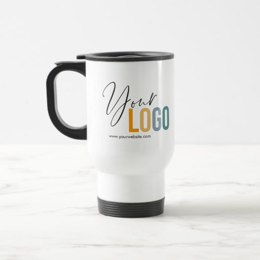 Rostfreie Reise-Tasse mit Firmenlogo kein Minimum Reisebecher (Links)
