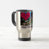 rostfreier Reisekoffer Alles Gute zum Valentinstag Reisebecher (Vorderseite Links)