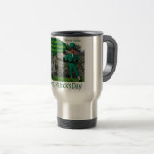 rostfreier Reisekoffer Happy St. Patrick's Day Reisebecher (VorderseiteRechts)