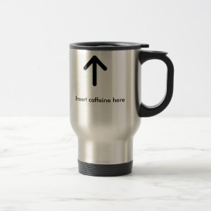 rostfreier Stahl 15oz Einsatz caffiene hier Tasse