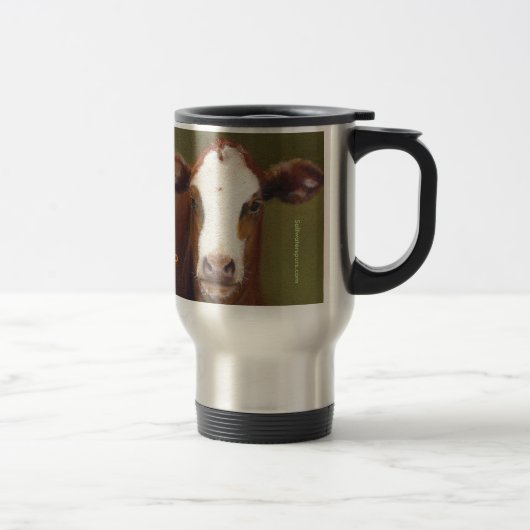 rostfreier Stahl-Reise-Tasse MOO Reisebecher (Rechts)