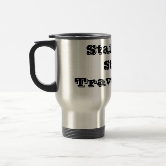 Rostfreier Stahl-Reise-Tasse Reisebecher (Links)