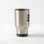 Rostfreier Stahl-Reise-Tasse Reisebecher (Mittel)