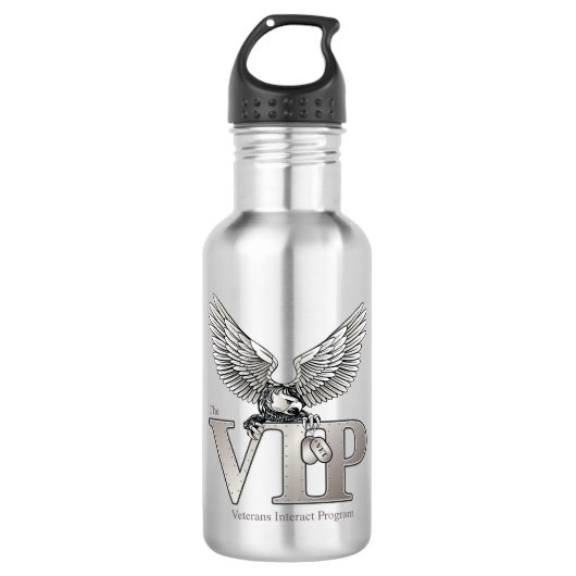 Rostfreier VIP stehlen Waterbottle Edelstahlflasche (Vorderseite)