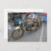 rostfreies Kraftrad Postkarte (Vorne/Hinten)