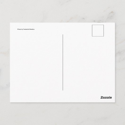 rostfreies Kraftrad Postkarte (Rückseite)