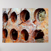 rostfreies Metallposter Poster (Vorne)