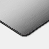 Rostgraues, modernes Design Monogram Schreibtischunterlage (Ecke)