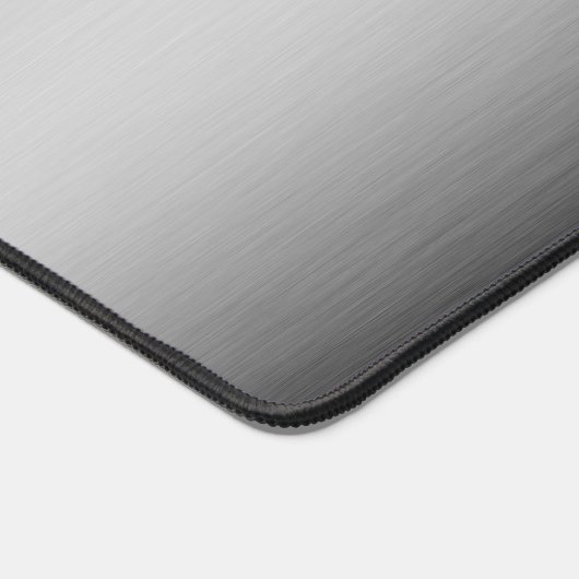 Rostgraues, modernes Design Monogram Schreibtischunterlage (Ecke)