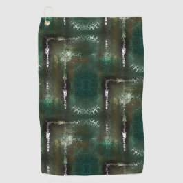 Rostgrüne Blüte, gekennzeichnet durch verschließba Golfhandtuch