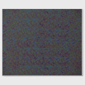 Rostgrüne Krackle mit blinkenden blauen Strichen Geschenkpapier (Flach)