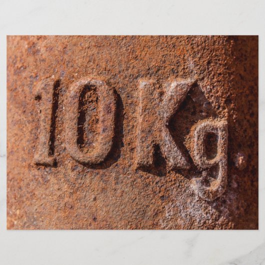 Rostig 10 kg flyer (Vorne)