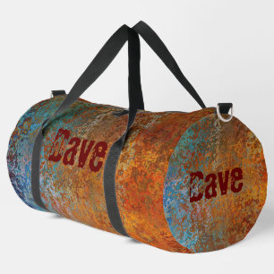 Rostig, Patina, Grunge Steampunk Personalisiert Duffle Bag