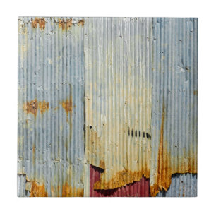 Rostige alte Metallbeschaffenheit Fliese