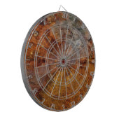 Rostige Dart-Scheibe Dartscheibe (Vorderseite Links)