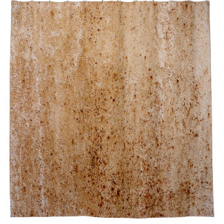 Rostige Eisenwand, Texturdetail. Duschvorhang