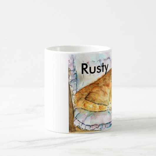 rostige Ernte 2, rostig Kaffeetasse (Mittel)