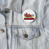 Rostige Kalifornien-Bärn-Flagge Button (Beispiel)
