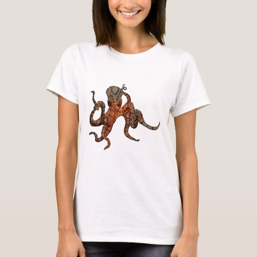 Rostige Krake T-Shirt (Vorderseite)